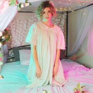 Vintage 60s Peignoir Set from Dutchmaid by Ephrata